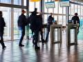 personensluizen voor gecontroleerde toegang in entree