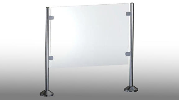 Geleidingshekwerk Glas