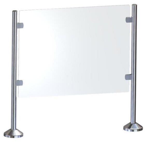 geleidehekwerk glas transparant