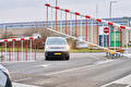 Slagboom met rok geleverd door PASS toegangssystemen